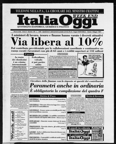 Italia oggi : quotidiano di economia finanza e politica